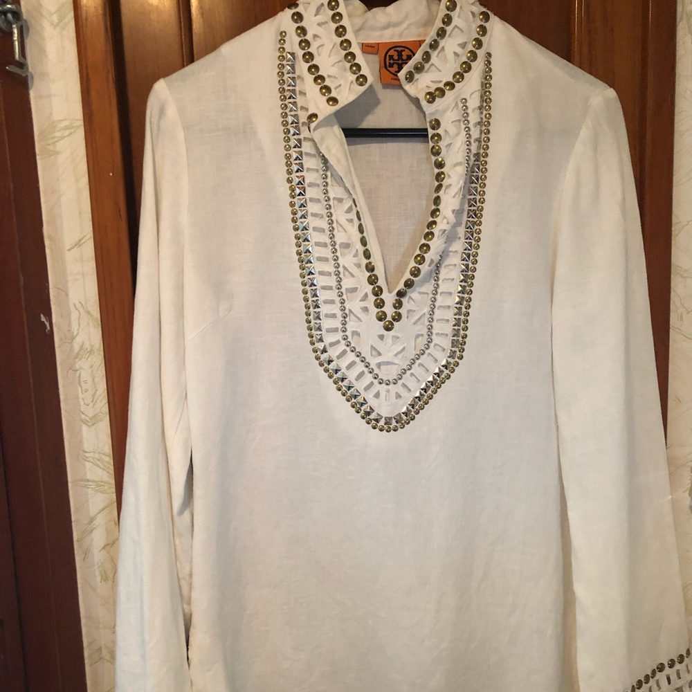 Tory Burch linen tunic size 4